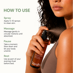 How to use Verdhi Magnesium Oil Spray before bedtime